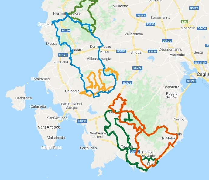 Mappa percorso